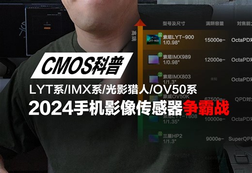 购机必看手机影像传感器排行榜！LYT系列、IMX系列、OV50系列、三星2亿像素争霸战哪家强？