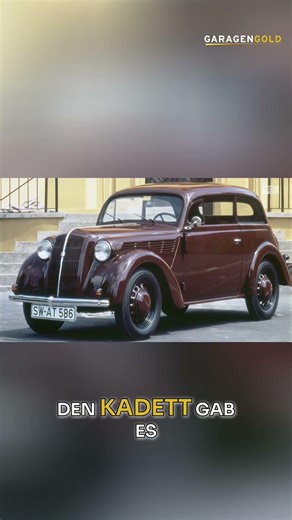 Opel - From Olympia to Kadett - Cult cars of the 60s and 70s