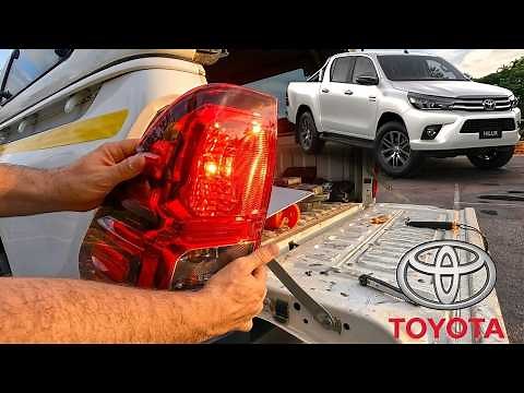 Toyota Hilux DIY Tail Light Replacement Tutorial! 🔧