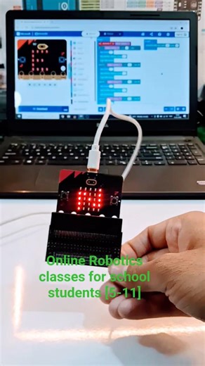 This Micro:bit Knows Direction 😱 Compass Project #shorts#robotics#youtubeshorts