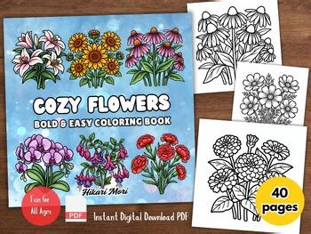 Spring Flower Coloring Pages | Mindfulness Art Activity | Early Finishers | No P