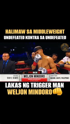 Mamaw Ng Middleweight The Trigger Man Weljon Mindoro‼️ Undefeated Kontra sa Undefeated ng Mexico Isang Round Lang Sa Pinoy.👊 | BUHAY KAMAO Boxing