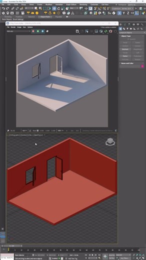 waleed | 3d artist | 🚪✂️ A clean way to cut openings in your walls… With 3ds Max + Boolean, you can create windows, doors, sinks, spotlights, or any custom... | Instagram