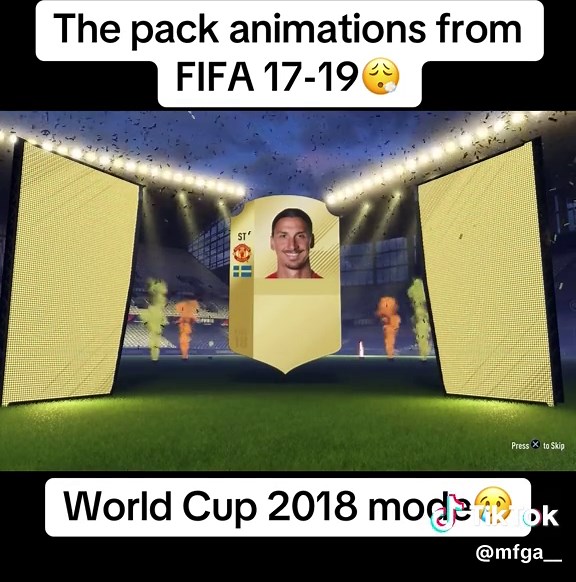 FIFA 17-19 Pack Animations and World Cup 2018 Nostalgia