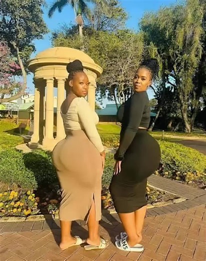 Double the curves, double the rhythm - outside vibes on 🔥 Two confident, voluptuous Black women turn heads as they dance outdoors, serving style, rhythm, and pure energy in tight skirts #DanceVibes #BlackGirlMagic #OutdoorEnergy #CurvesOnDisplay #RhythmAndStyle black women, dance video, outdoor dance, tight skirts, confident women, curves, street vibes, viral dance, rhythm, style