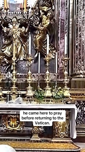Pope Francis will be the first pontiff in more than 350 years to have his final resting place at the Basilica of Saint Mary Major in Rome. Norah O'Donnell takes us inside and explains the pontiff’s special connection to this Marian church. | CBS News