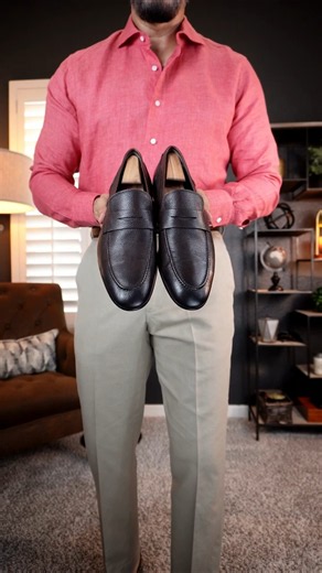 How to Style Linen Blend Chinos with a Rose Color Linen Shirt