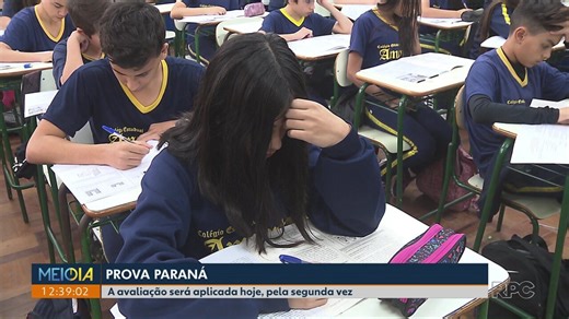 Prova Paraná é aplicada hoje em todo estado