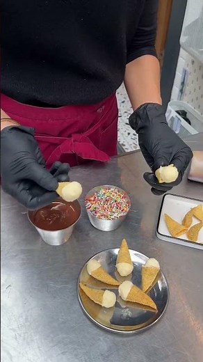 Bugle Mini Ice Cream Cone! Mini cone, maxi joy 🍦💛