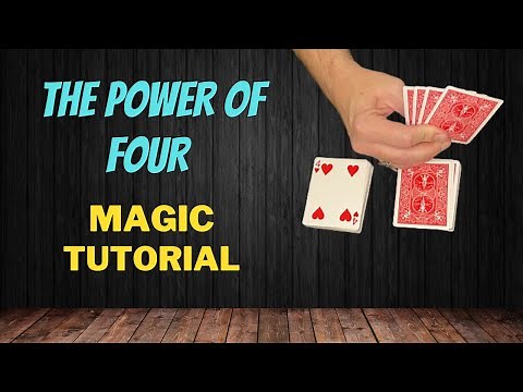 The Power of Four - Easy Magic Card Trick Tutorial