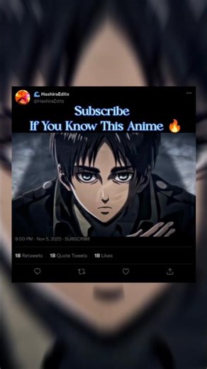 "Only Real Fan Of [ATTACK ON TITAN] Will Subscribe 👀🔥