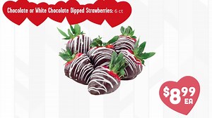 This week, save on all your Valentine's Day needs! We have Chocolate Dipped Strawberries, Valentine Heart Box Chocolates, Rose Bouquets and MORE. View your local weekly ad for more savings! https://bit.ly/3rE9d2g | Brookshire Brothers