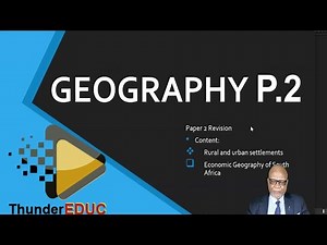 2025 GEOGRAPHY P2 2025 GRADE 12 GEOGRAPHY 2025 THUNDEREDUC NCS GRADE 12 GEOGRAPHY GRADE 12 PAPER 2