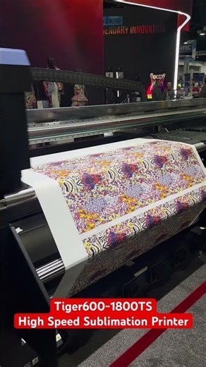 High speed sublimation printer! #Fashion #Textile