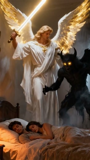 Der Engel vertreibt den Dämon – Gott beschützt!