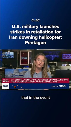 U.S. military launches strikes in retaliation for Iran drowning helicopter: Pentagon