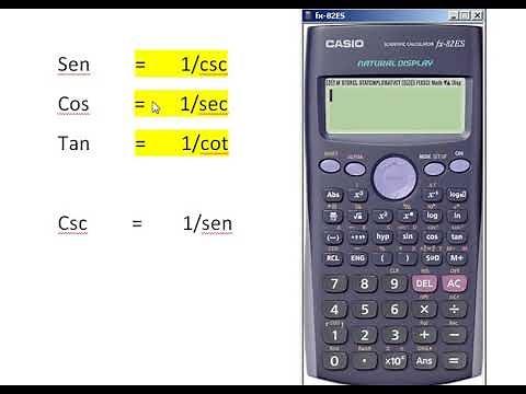 How to find cot, sec, and csc on a calculator