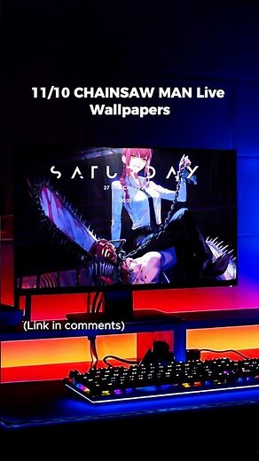 11/10 CHAINSAW MAN Live Wallpapers your PC needs🥵|| Free to Download