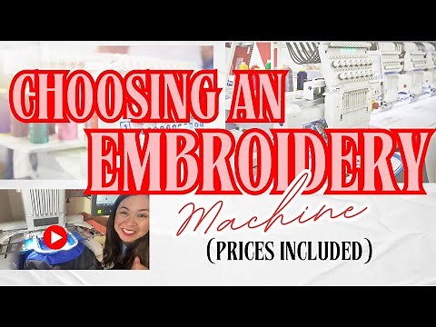 5 EMBROIDERY MACHINES FOR BEGINNERS. EMBROIDERY MACHINE PRICES INCLUDED