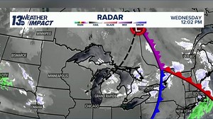 Chilly, breezy Wednesday with a few flurries