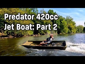 Stock Predator 420cc Jet Boat: Part 2 Engine Install