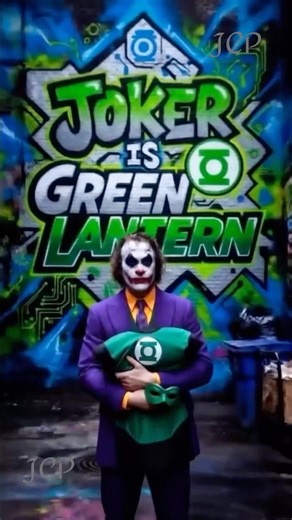 POV: Joker wanted to be Green Lantern