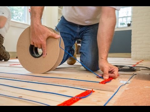 Installing Warmup Electric Radiat Heat Under Hardwood flooring