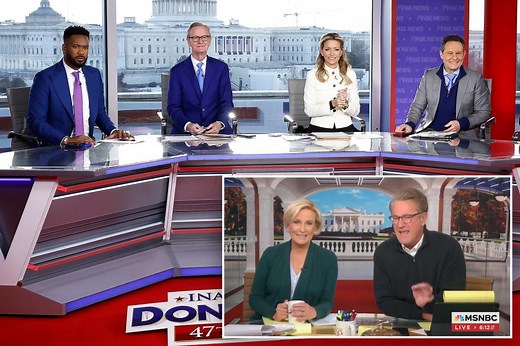 'Fox & Friends' extends ratings lead as MSNBC's 'Morning Joe' loses nearly half its audience since election