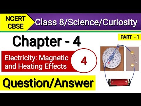 Class 8 Science Chapter 4 | Question Answer | Electricity Magnetic and Heating Effects | Solution