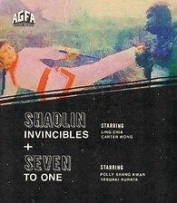 Shaolin Invincibles   Seven to One Blu-ray (Yong zheng ming zhang Shao Lin men & Nu ying xiong fei che duo bao / 雍正命喪少林門&女英雄飛車奪寶 / Slipcover in Original Pressing)