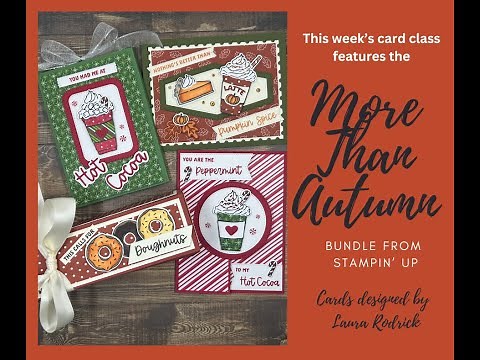 Fun and festive projects created with the More Than Autumn bundle from Stampin' Up.