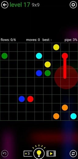 Flow Free Intro Classic Pack level 17 9x9 #games #gaming #puzzle #gameplay #flow #flowfree #brain
