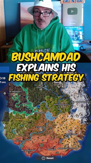 Bush Camp Dad Fishing Strategy | Fortnite Season 3 Ranking Up