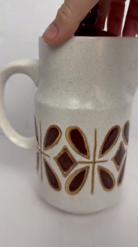 Vintage Japanese Stoneware Coffee Pot With Lid | Mid Century Modern Teapot - Etsy