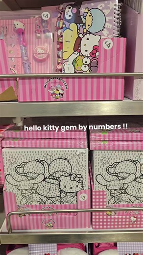 hello kitty & friends gem by numbers in primark !!💗⭐️ @Primark @Official Sanrio @hellokitty #hellokittyandfriends #hellokitty #sanriofinds #hellokittyfinds #primark