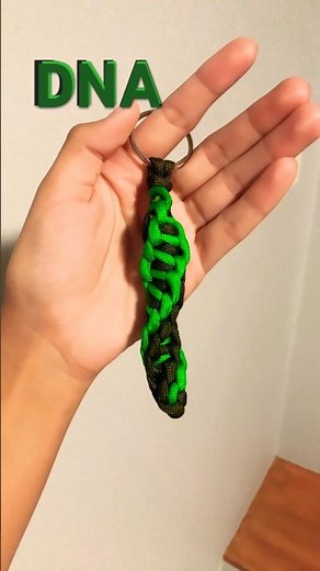 Paracord Keychain! | DNA 🧬 Double Helix Knot! 🧬 Easy!DIY