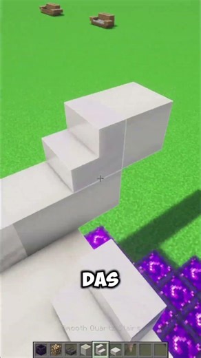 Building a portal hand in Minecraft #minecraft #shorts