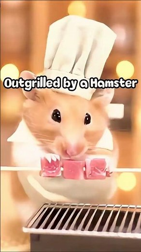 “Hamster vs you. Who cooks lamb better?”