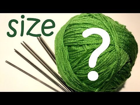 How to choose the right size knitting needles