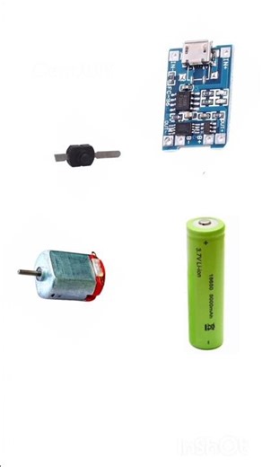 ⚡ Lithium Battery + Motor + Switch + Charging Module Connection 🔋FULL DIY Tutorial | 100% Working ⚒