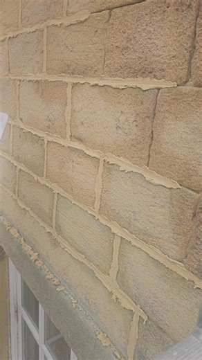3.8K views | A little behind-the-scenes look at our lime pointing process! Bringing life back to these beautiful stone walls — one joint at a time ‍♂️隣 #LimePointing #StoneRestoration #HomeleaBuildingServices #BuildingTradition | Lime Pointing Company | Facebook