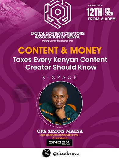 Understanding Taxes for Kenyan Content Creators