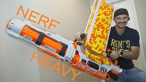 Epic Nerf war: Dad vs sons with giant blasters & hilarious skits!