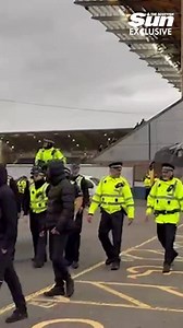 618K views · 1.7K reactions | Rangers fans and cops clash after trying to stop bus leaving Falkirk  | Scottish Sun Sport | Facebook