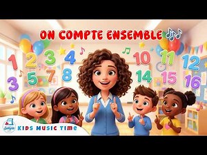 French – Counting to 20 Song | On compte ensemble | Video for Kids