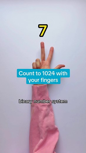 When will you ever use this? Im not sure. But it is pretty cool!! #math #binary #counting