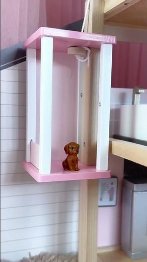 Modern Black Dollhouse for Kids | ROBUD Florida Edition with Elevator & Pool #dollhouse