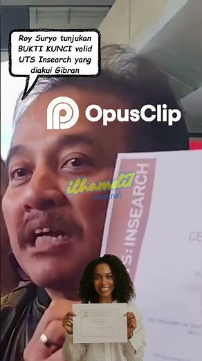 Roy Suryo shows valid KEY EVIDENCE of Insearch's mid-term exam, which Gibran acknowledged.