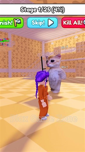 Escape EL GATO'S PRISON RUN 😱😆 #roblox #shorts