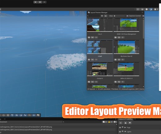ArtStation - Editor Layout Preview Manager for Unity | Resources